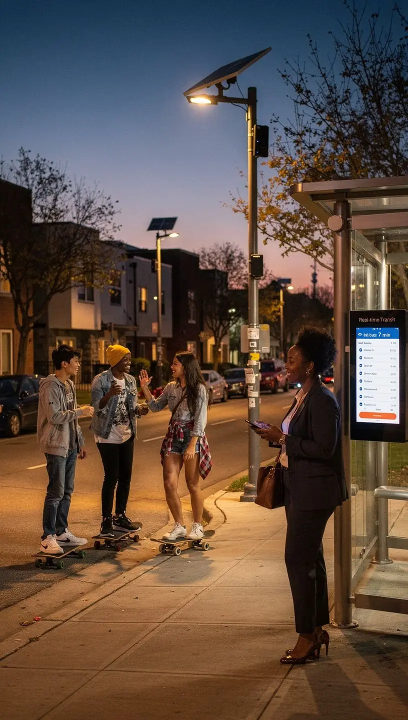 Data analytics improving urban safety measures.